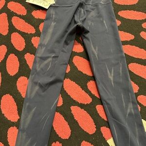 Lululemon Wunder Train HR Crop 23” Fade Blue Leggings